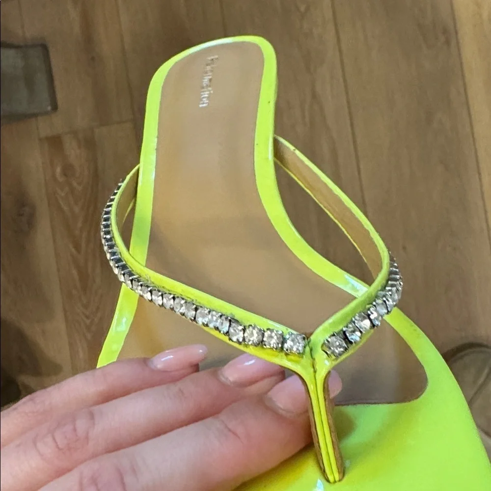 Reformation Cleo Rhinestone Thong